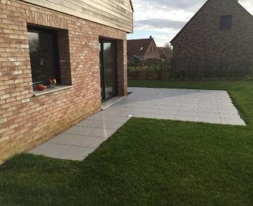 Dalle de terrasse polie marlux polyton