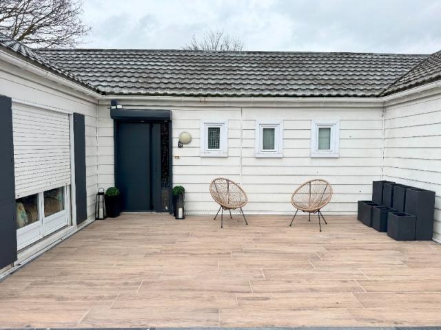 Terrasse en dallage céramique 